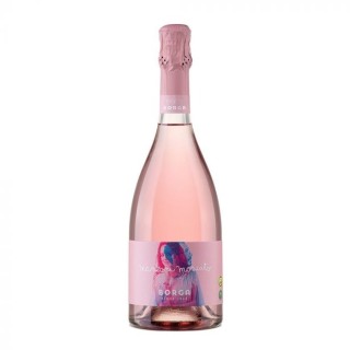 Bottiglia di Manzoni Moscato Rosé Spumante