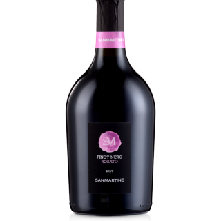 Bottiglia di Pinot Nero Rosato Brut